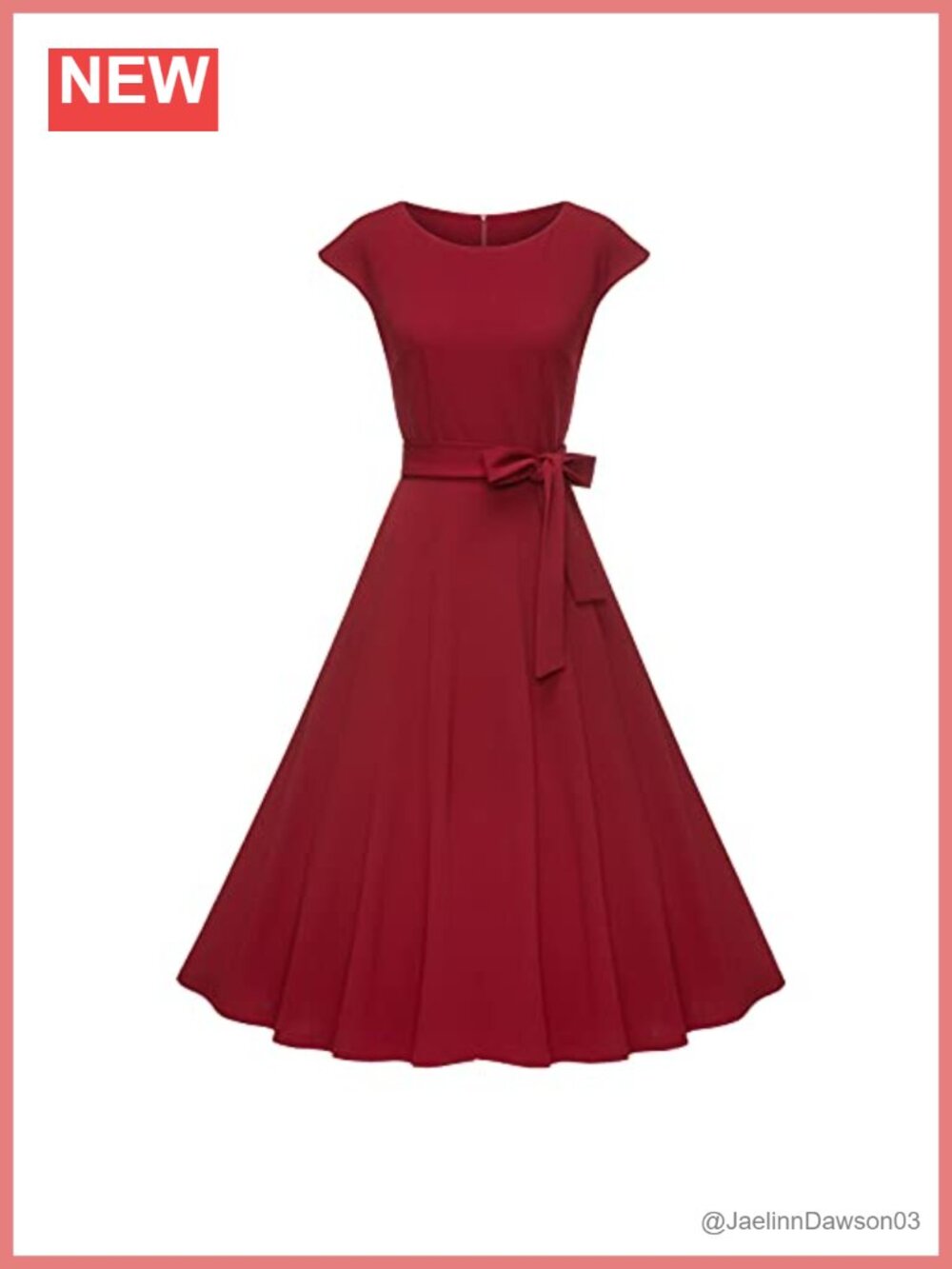 Vintage Swing Dress Cap Sleeve Cocktail Party Pockets
